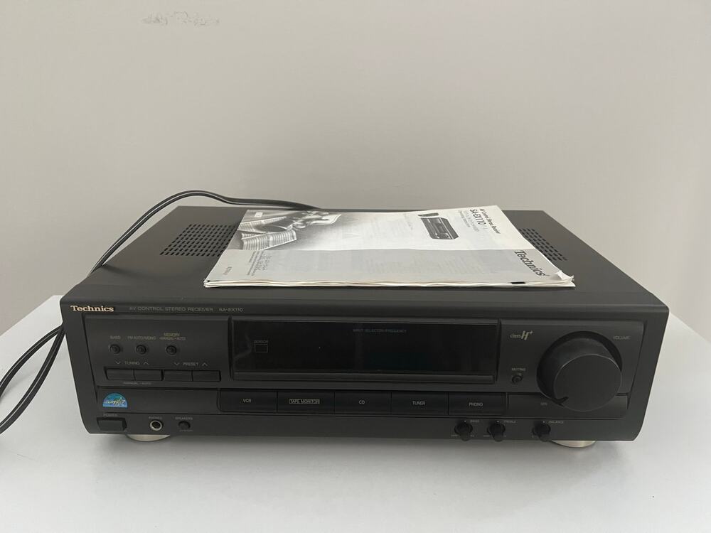 Technics SA-EX110 2 Channel AM FM Stereo Receiver System W/ Phono Input & Remote